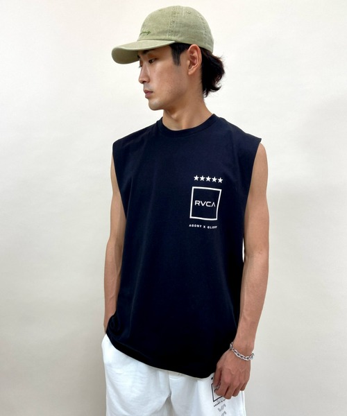 RVCA（ルーカ）の「RVCA/ルーカ タンクトップ BB041-354（タンクトップ・メンズ・ブラック/ホワイト・S/M/L）」の20枚目の写真