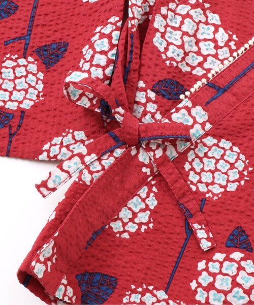 BREEZE（ブリーズ）の「アジサイ柄浴衣セット（浴衣・キッズ・ネイビー/レッド・90/100/110/120/130/140）」の13枚目の写真
