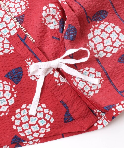 BREEZE（ブリーズ）の「アジサイ柄浴衣セット（浴衣・キッズ・ネイビー/レッド・90/100/110/120/130/140）」の14枚目の写真