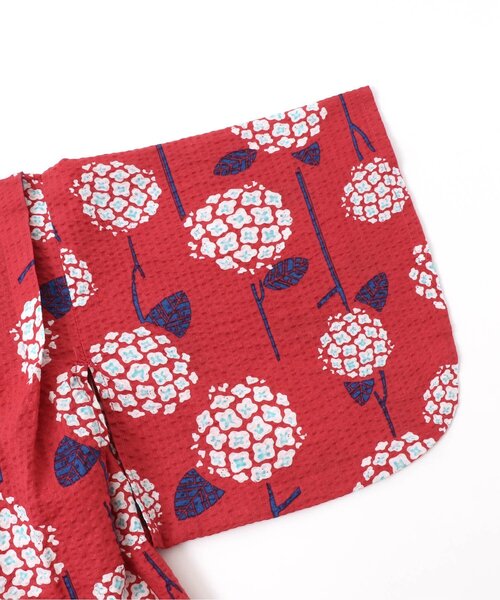 BREEZE（ブリーズ）の「アジサイ柄浴衣セット（浴衣・キッズ・ネイビー/レッド・90/100/110/120/130/140）」の15枚目の写真