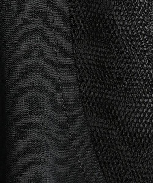 BRACTMENT(ブラクトメント)の「『BRACTMENT(ブラクトメント)』 メッシュ切り替え ノースリーブ ワンピース(ワンピース・レディース・ブラック/ダークグレー・36/38)」の3枚目の写真