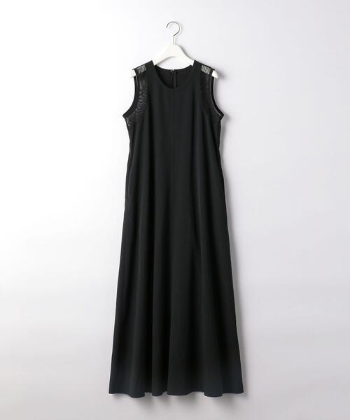 BRACTMENT(ブラクトメント)の「『BRACTMENT(ブラクトメント)』 メッシュ切り替え ノースリーブ ワンピース(ワンピース・レディース・ブラック/ダークグレー・36/38)」の15枚目の写真