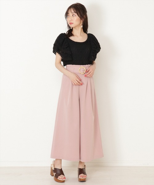 WILLSELECTION（ウィルセレクション）の「カットレースラッフルブラウス（シャツ/ブラウス・レディース・オフホワイト/ブラック・MEDIUM）」の17枚目の写真