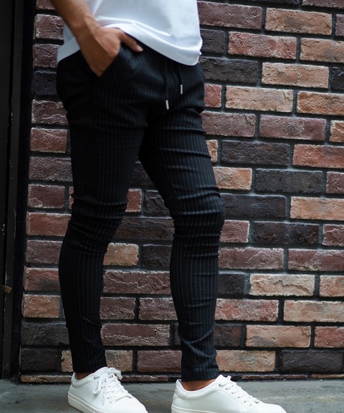 adamsJUGGLER(アダムスジャグラー)の「ストライプラインパンツ(その他パンツ・メンズ・ホワイト/ブラック・S/M/L/XL)」の11枚目の写真