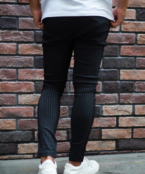 adamsJUGGLER(アダムスジャグラー)の「ストライプラインパンツ(その他パンツ・メンズ・ホワイト/ブラック・S/M/L/XL)」の12枚目の写真