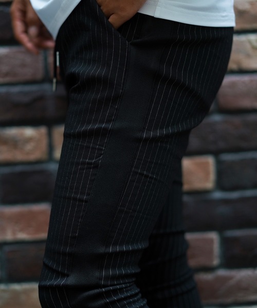 adamsJUGGLER(アダムスジャグラー)の「ストライプラインパンツ(その他パンツ・メンズ・ホワイト/ブラック・S/M/L/XL)」の4枚目の写真