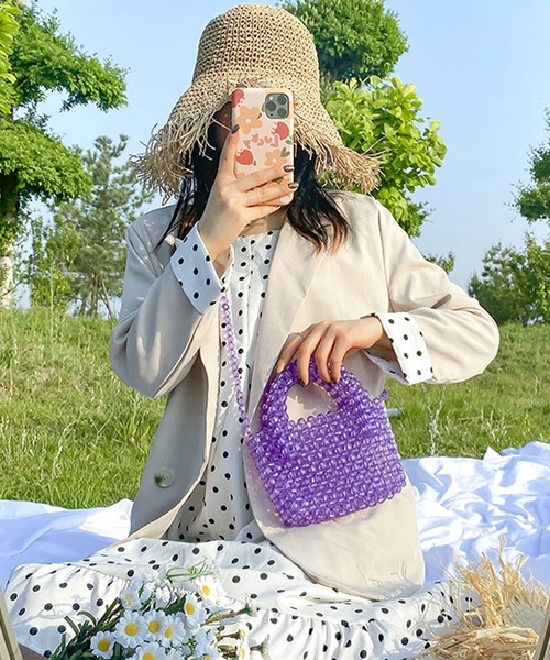 ビーズ バッグ 2way（ショルダーバッグ）｜shopnikoniko