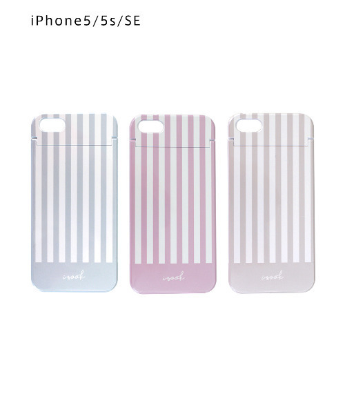 ISOOK（アイスー）の「MAYUさんコラボ カードケース&ミラー付きiPhoneケース（スマホケース/カバー・レディース・ベージュ/グレー/ピンク・6/7）」の11枚目の写真