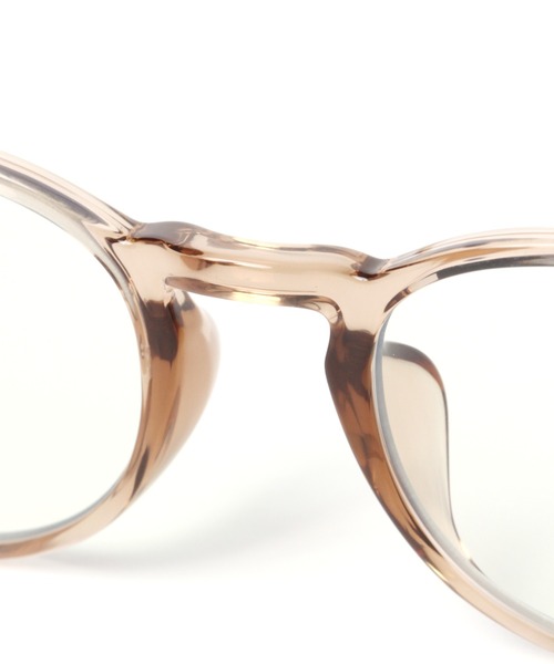 JINS(ジンズ)の「【JINS(ジンズ)】コラボ ボスリントンPCメガネ(メガネ・レディース・ベージュ/ライトブラウン・FREE)」の7枚目の写真