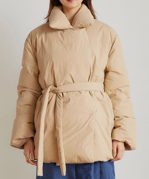 ランデブー RANDEBOO モダンラップダウンコート 3way RANDEBOO（ランデブー）の「Modern wrap down coat（ダウンジャケット