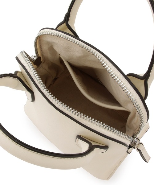 ADAM ET ROPE'(アダムエロペ)の「フェイクレザーMINIボストンバッグ(ボストンバッグ・レディース・ブラック/オフホワイト/グリーン・FREE)」の18枚目の写真