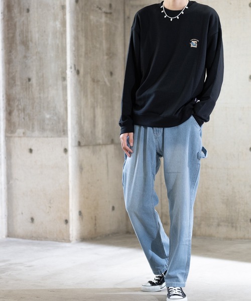 JOHN'S CLOSET(ジョンズクローゼット)の「【13】テーパードペインターパンツ(その他パンツ・メンズ・ブラック/キャメル/ワンウォッシュ/その他/ホワイト系その他/サックスブルー・MEDIUM/LARGE)」の21枚目の写真