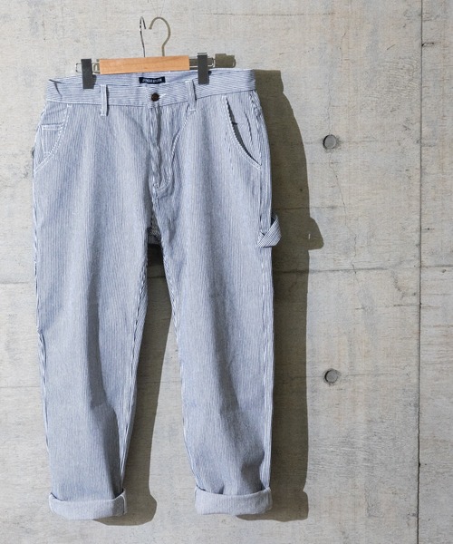 JOHN'S CLOSET(ジョンズクローゼット)の「【13】テーパードペインターパンツ(その他パンツ・メンズ・ブラック/キャメル/ワンウォッシュ/その他/ホワイト系その他/サックスブルー・MEDIUM/LARGE)」の11枚目の写真