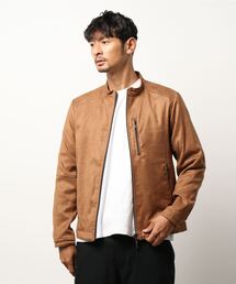 MONSIEUR NICOLE | 【canal deux Luxe】スエード ライダースブルゾン(ライダースジャケット)