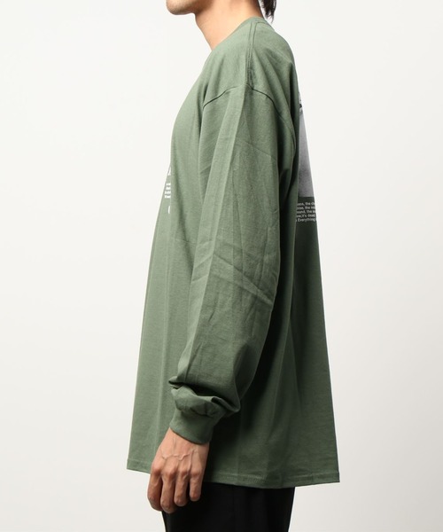 KaneZ（ケインズ）の「KaneZ/ケインズ/グラフィックプリントロンT/C.R.E.A.M L/S TEE（Tシャツ/カットソー・メンズ・ブラック/カーキ・FREE）」の12枚目の写真