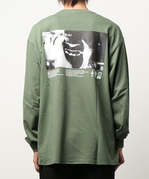 KaneZ（ケインズ）の「KaneZ/ケインズ/グラフィックプリントロンT/C.R.E.A.M L/S TEE（Tシャツ/カットソー・メンズ・ブラック/カーキ・FREE）」の11枚目の写真