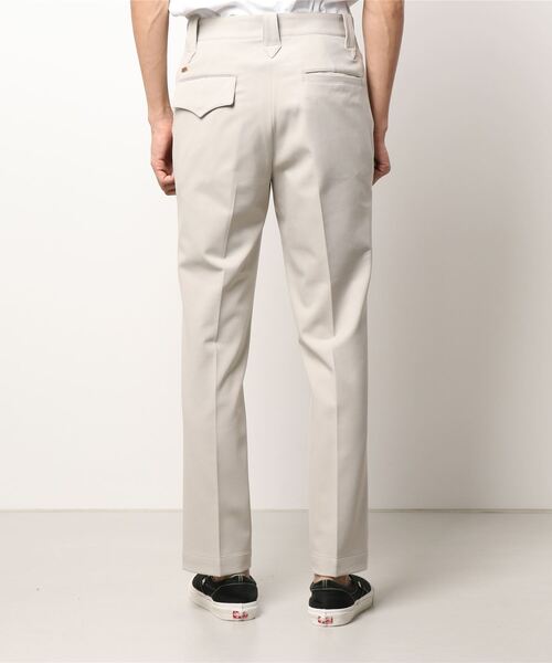 TAUPE(トープ)の「【TAUPE/トープ】 70's ストレートフィットcoreスラックス(スラックス・メンズ・ブラック/ライトベージュ・1/2)」の4枚目の写真