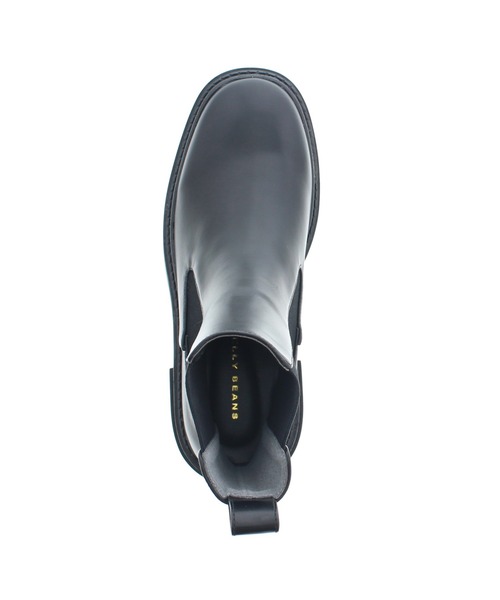 JELLY BEANS(ジェリービーンズ)の「トラックソールサイドゴアブーツ(214-40247)JELLY BEANS(ジェリービーンズ)(ブーツ・レディース・ブラック/カーキ/アイボリー・S/M/L)」の9枚目の写真