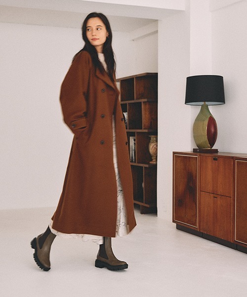 JELLY BEANS(ジェリービーンズ)の「トラックソールサイドゴアブーツ(214-40247)JELLY BEANS(ジェリービーンズ)(ブーツ・レディース・ブラック/カーキ/アイボリー・S/M/L)」の16枚目の写真