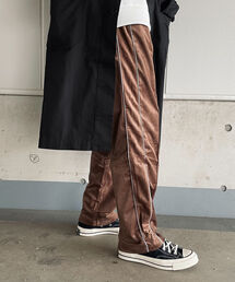 【GLOSTER/グロスター】ベロアトラックパンツ サイドライン