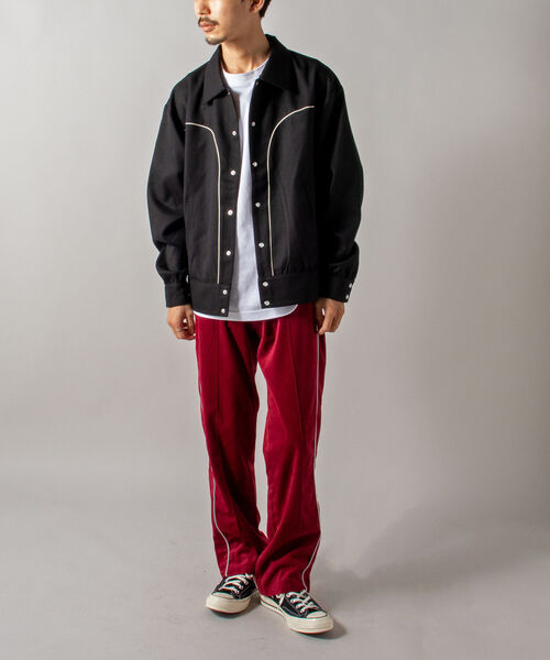 GLOSTER（グロスター）の「【GLOSTER/グロスター】ベロアトラックパンツ サイドライン（その他パンツ・メンズ・ブラウン/ネイビー/ボルドー・MEDIUM/LARGE）」の11枚目の写真