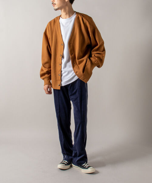 GLOSTER（グロスター）の「【GLOSTER/グロスター】ベロアトラックパンツ サイドライン（その他パンツ・メンズ・ブラウン/ネイビー/ボルドー・MEDIUM/LARGE）」の7枚目の写真