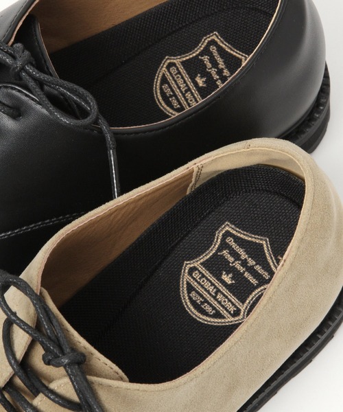 GLOBAL WORK（グローバルワーク）の「LUXTECHプレーントゥS/216100（ドレスシューズ・メンズ・ブラック/ベージュ・MEDIUM/LARGE）」の17枚目の写真