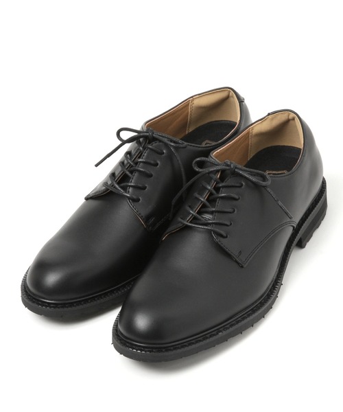 GLOBAL WORK（グローバルワーク）の「LUXTECHプレーントゥS/216100（ドレスシューズ・メンズ・ブラック/ベージュ・MEDIUM/LARGE）」の21枚目の写真