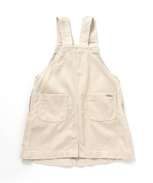 apres les cours（アプレレクール）の「/コーデュロイジャンスカ（ジャンパースカート・キッズ・キナリ/ブラウン・140/110/80/120/100/130/90）」の13枚目の写真