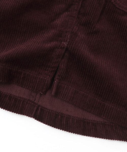 apres les cours（アプレレクール）の「/コーデュロイジャンスカ（ジャンパースカート・キッズ・キナリ/ブラウン・140/110/80/120/100/130/90）」の7枚目の写真