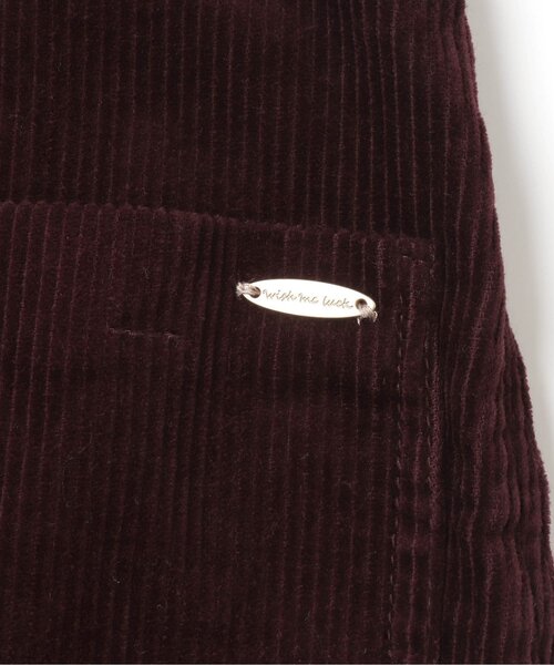 apres les cours（アプレレクール）の「/コーデュロイジャンスカ（ジャンパースカート・キッズ・キナリ/ブラウン・140/110/80/120/100/130/90）」の5枚目の写真