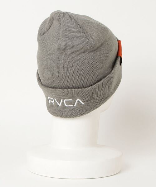 RVCA(ルーカ)の「RVCA メンズ 2 FACE BEANIE ビーニー【2021年秋冬モデル】/ルーカニットキャップ(ニットキャップ/ビーニー・メンズ・グレー/オレンジ/ブラウン/ブラック・FREE)」の8枚目の写真