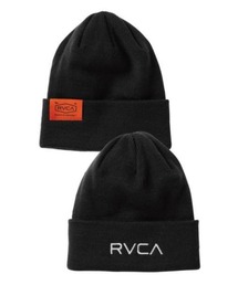 RVCA | RVCA メンズ  2 FACE BEANIE ビーニー【2021年秋冬モデル】/ルーカニットキャップ(ニットキャップ/ビーニー)