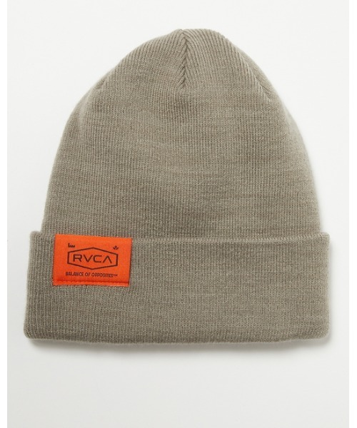 RVCA(ルーカ)の「RVCA メンズ 2 FACE BEANIE ビーニー【2021年秋冬モデル】/ルーカニットキャップ(ニットキャップ/ビーニー・メンズ・グレー/オレンジ/ブラウン/ブラック・FREE)」の6枚目の写真