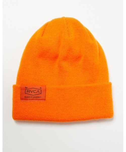RVCA(ルーカ)の「RVCA メンズ 2 FACE BEANIE ビーニー【2021年秋冬モデル】/ルーカニットキャップ(ニットキャップ/ビーニー・メンズ・グレー/オレンジ/ブラウン/ブラック・FREE)」の5枚目の写真