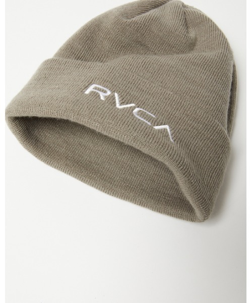 RVCA(ルーカ)の「RVCA メンズ 2 FACE BEANIE ビーニー【2021年秋冬モデル】/ルーカニットキャップ(ニットキャップ/ビーニー・メンズ・グレー/オレンジ/ブラウン/ブラック・FREE)」の11枚目の写真