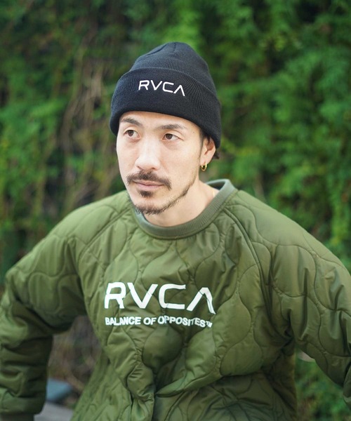 RVCA(ルーカ)の「RVCA メンズ 2 FACE BEANIE ビーニー【2021年秋冬モデル】/ルーカニットキャップ(ニットキャップ/ビーニー・メンズ・グレー/オレンジ/ブラウン/ブラック・FREE)」の19枚目の写真