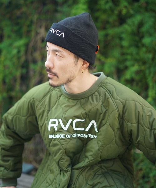 RVCA(ルーカ)の「RVCA メンズ 2 FACE BEANIE ビーニー【2021年秋冬モデル】/ルーカニットキャップ(ニットキャップ/ビーニー・メンズ・グレー/オレンジ/ブラウン/ブラック・FREE)」の20枚目の写真