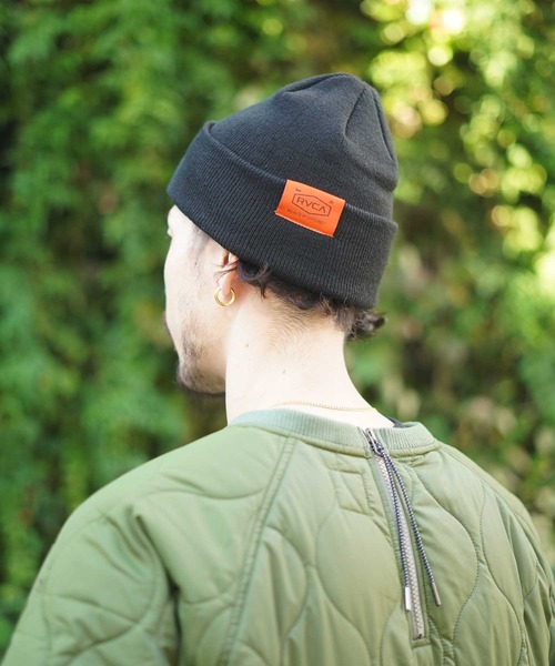 RVCA(ルーカ)の「RVCA メンズ 2 FACE BEANIE ビーニー【2021年秋冬モデル】/ルーカニットキャップ(ニットキャップ/ビーニー・メンズ・グレー/オレンジ/ブラウン/ブラック・FREE)」の22枚目の写真