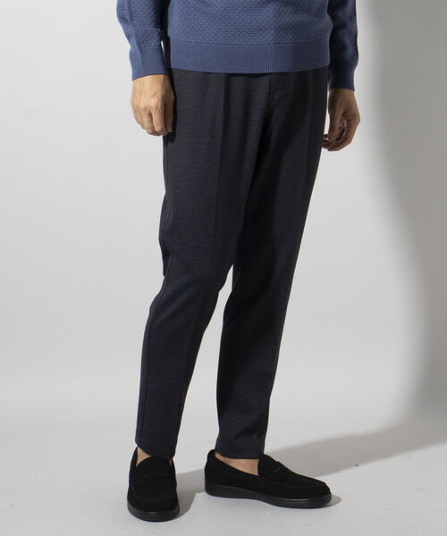 NOLLEY'S goodman(ノーリーズグッドマン)の「プリント ジャージ セットアップ イージー スラックス パンツ(スラックス・メンズ・ネイビー/ブラック系1・LL/S/M/L)」の4枚目の写真