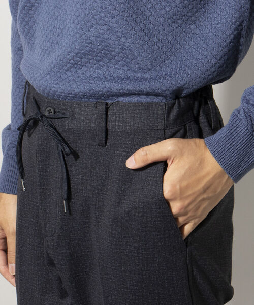 NOLLEY'S goodman(ノーリーズグッドマン)の「プリント ジャージ セットアップ イージー スラックス パンツ(スラックス・メンズ・ネイビー/ブラック系1・LL/S/M/L)」の3枚目の写真