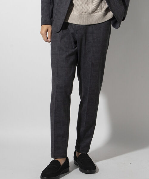 NOLLEY'S goodman(ノーリーズグッドマン)の「プリント ジャージ セットアップ イージー スラックス パンツ(スラックス・メンズ・ネイビー/ブラック系1・LL/S/M/L)」の5枚目の写真