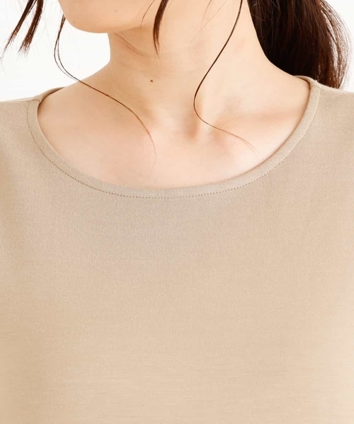 a.v.v(アーヴェヴェ)の「シアーパフスリーブワンピース(ワンピース・レディース・ベージュ/ブラック・34/36/40/38/42)」の8枚目の写真