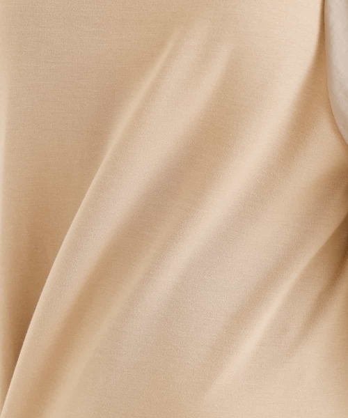 a.v.v(アーヴェヴェ)の「シアーパフスリーブワンピース(ワンピース・レディース・ベージュ/ブラック・34/36/40/38/42)」の4枚目の写真