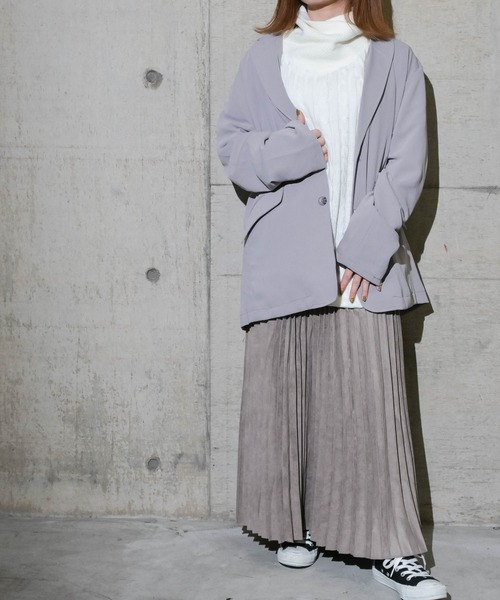 JOHN'S CLOSET(ジョンズクローゼット)の「【i】ショールネックデザインケーブルニット(ニット/セーター・メンズ・ブラック/ネイビー/杢グレー/ワイン/キナリ・MEDIUM/LARGE/X-LARGE)」の14枚目の写真