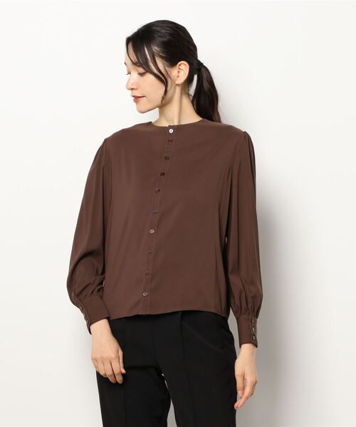 シャツ/ブラウス(長袖/七分) ameri 3WAY LAUREN FALSE COLLAR BLOUSE Ameri（アメリ）の「3WAY LAUREN FALSE COLLAR BLOUSE（シャツ