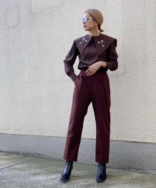 シャツ/ブラウス(長袖/七分) ameri 3WAY LAUREN FALSE COLLAR BLOUSE Ameri（アメリ）の「3WAY LAUREN FALSE COLLAR BLOUSE（シャツ