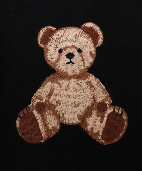 WC（ダブル シー）の「クマ刺繍スタジャン（スタジャン・レディース・ブラック/ベージュ・FREE）」の5枚目の写真