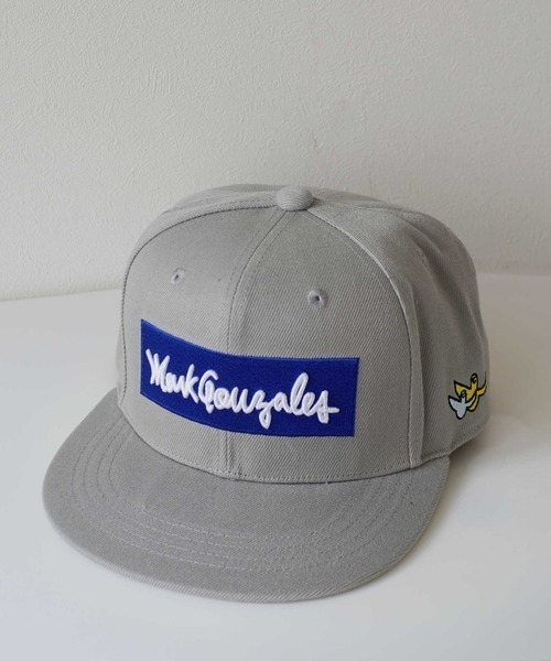 Mark Gonzales（マーク・ゴンザレス）の「【Mark Gonzales】MG 刺繍 フラット キャップ  / BB CAP（キャップ・メンズ・ブラック系その他/グレー/パープル/グレー系その他/ブラック/ベージュ・FREE）」の4枚目の写真