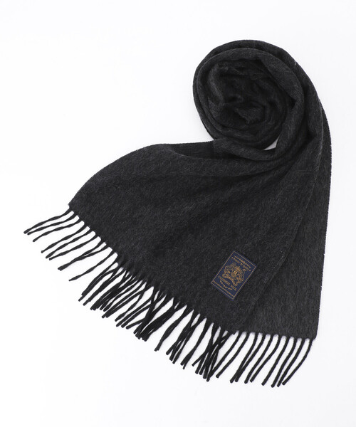 COMME CA ISM（コムサイズム）の「ウール・カシミヤ リバーシブルマフラー（マフラー・メンズ・ブラック/ベージュ/ネイビー・FREE）」の4枚目の写真